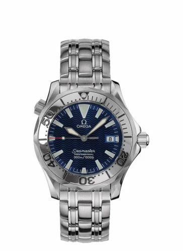 Omega Seamaster Diver 300M Quartz 36.25 Stainless Steel / Electric Blue / Bracelet 2063.80.00 (20638000)